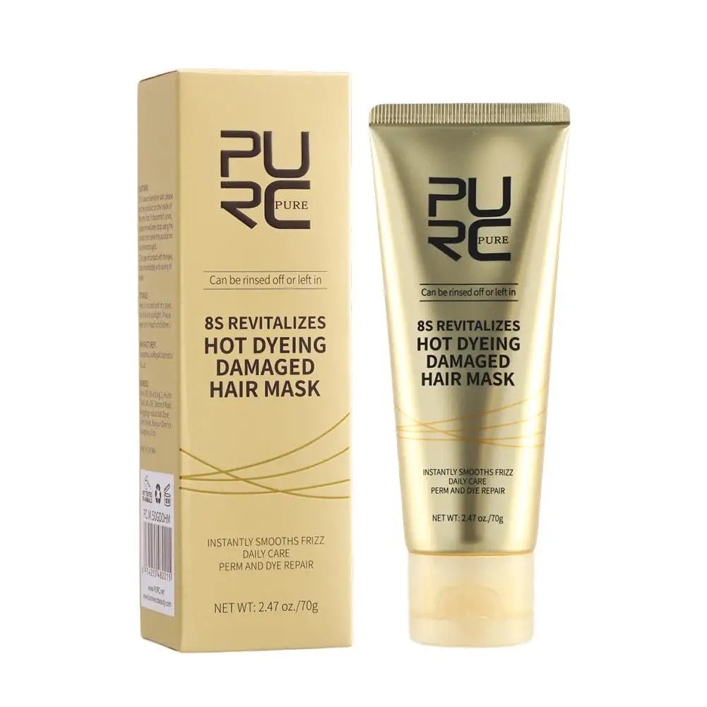Hair Mask Set 8 Seconds Instant Repair Damaged Frizzy Keratin Smoothing Hair Mask Shiny Hair Treatment Cream Hair Care