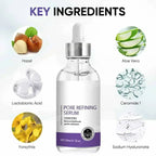 Face Skin Pore Shrinkage Serum Long-Lasting Moisturizing Improves Large Pores Calming Skin Care Essence