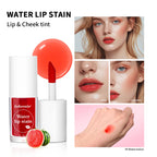 Fruity Water Lip Tin Lip Gloss Moisturizing Lip Glaze Long Lasting Lip Ink Face Lip Dual Purpose Liquid Lipstick Cosmetic Makeup
