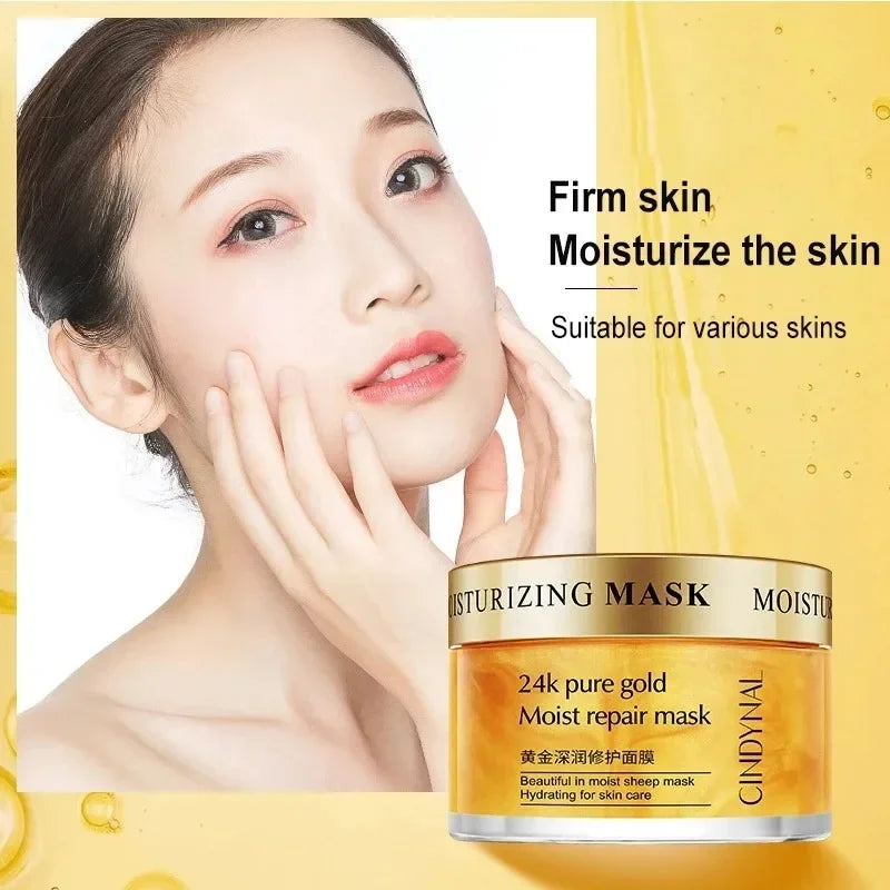 Face Mask Collagen Anti Wrinkle Moisturizer Cream Whitening Sleeping Mask Firming Nourishing Face Care Moisturize and Hydrate